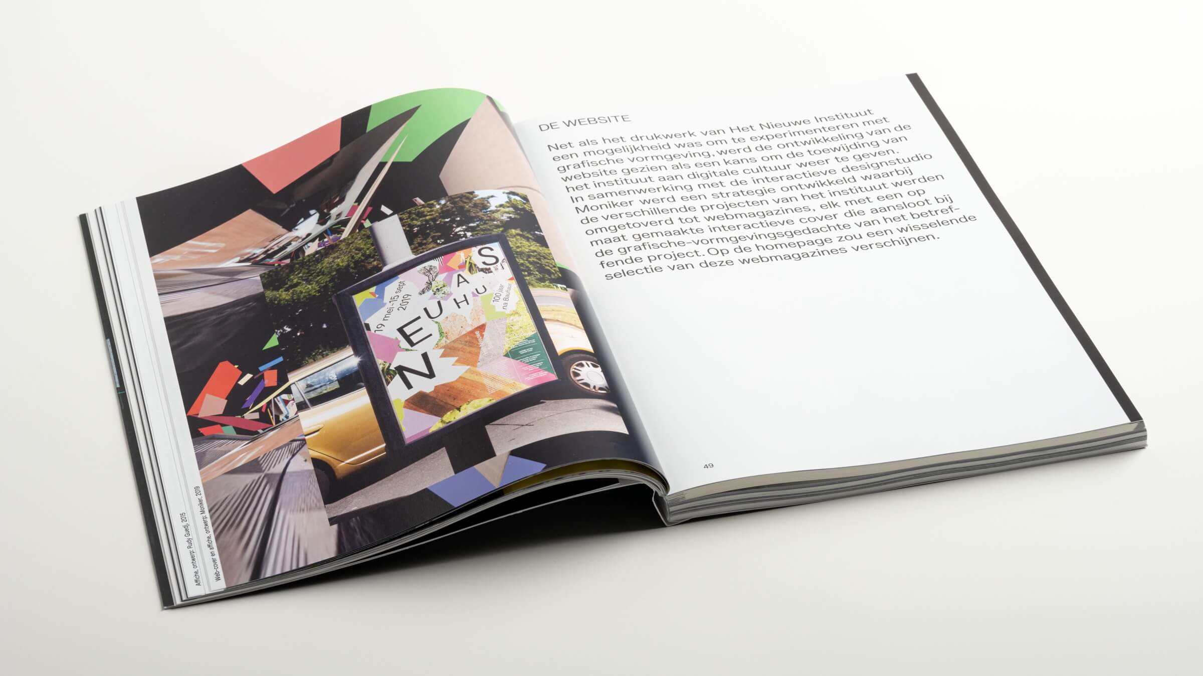 Spread uit Expanding Bodies: Contesting Design at Het Nieuwe Instituut