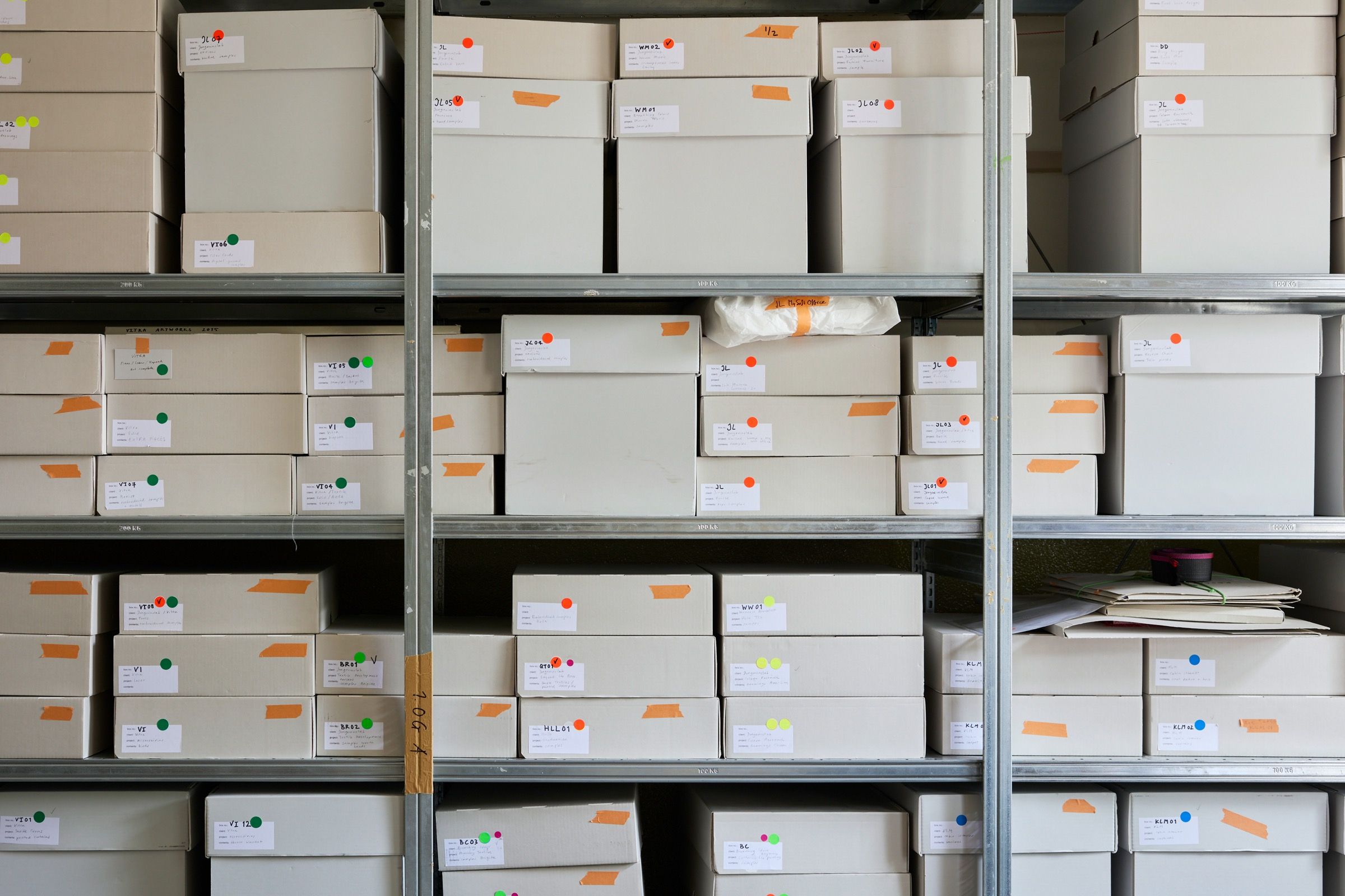 Archive Hella Jongerius. Photo: Johannes Schwartz.